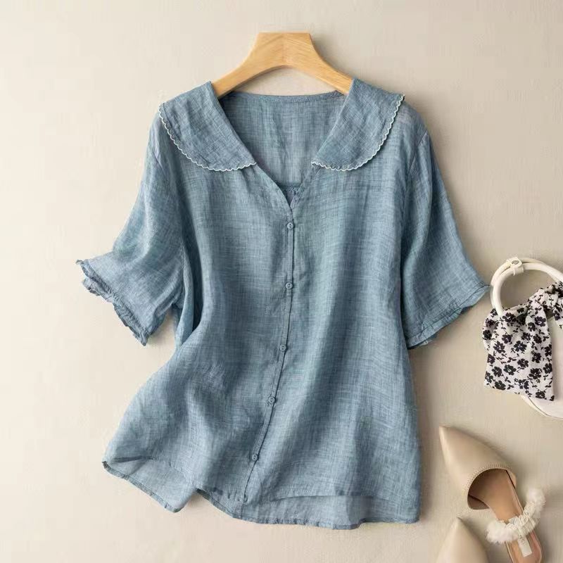 Monica | Women's Vintage-Inspired Blouse view 3