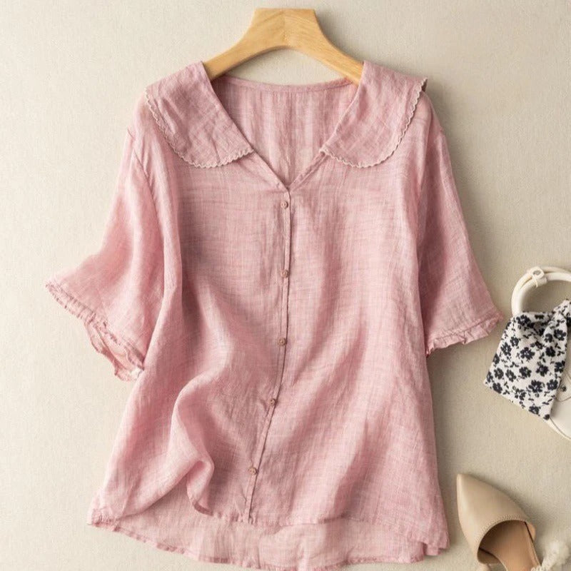 Monica | Women's Vintage-Inspired Blouse view 4