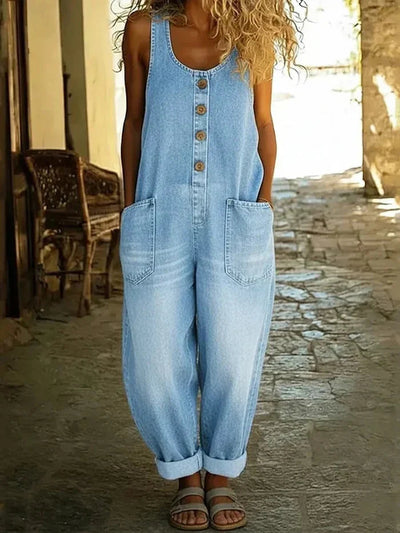 Emily | Women's Vintage-Inspired Cotton Overalls