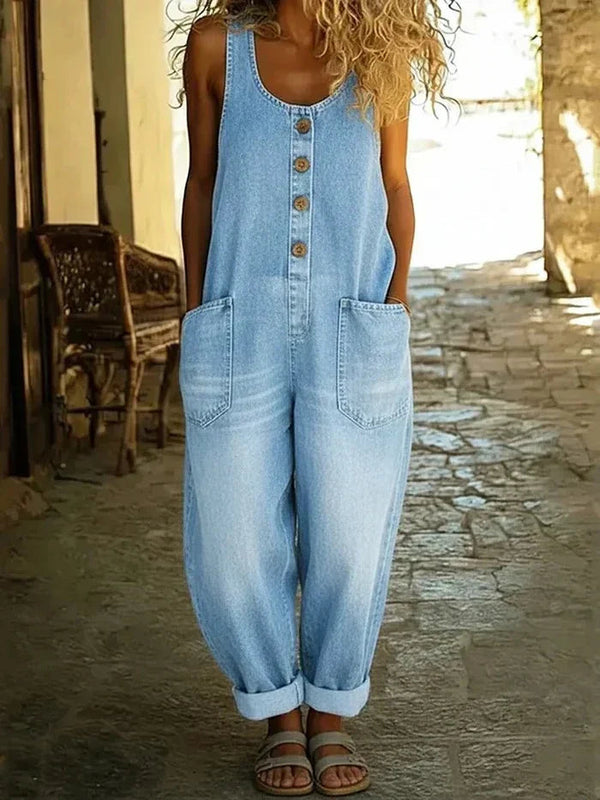 Emily | Women's Vintage-Inspired Cotton Overalls