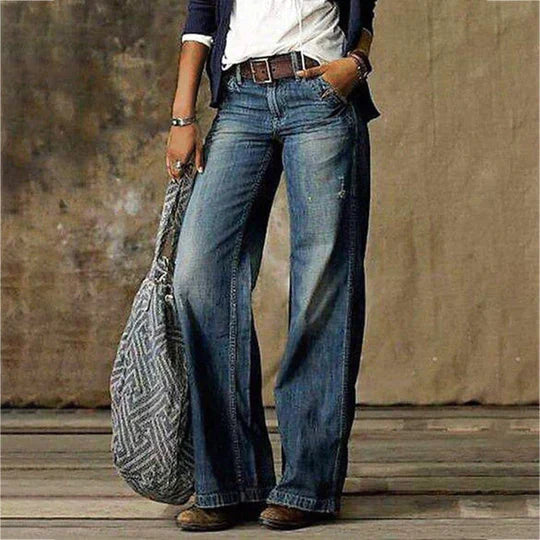 Felicity | Vintage Light Wash Denim Jeans view 2