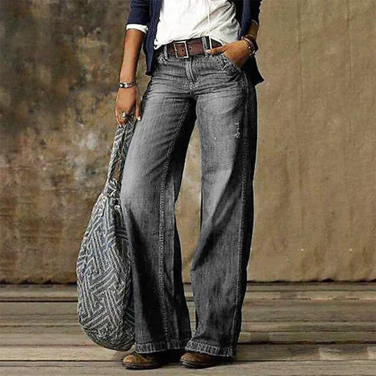 Felicity | Vintage Light Wash Denim Jeans view 3
