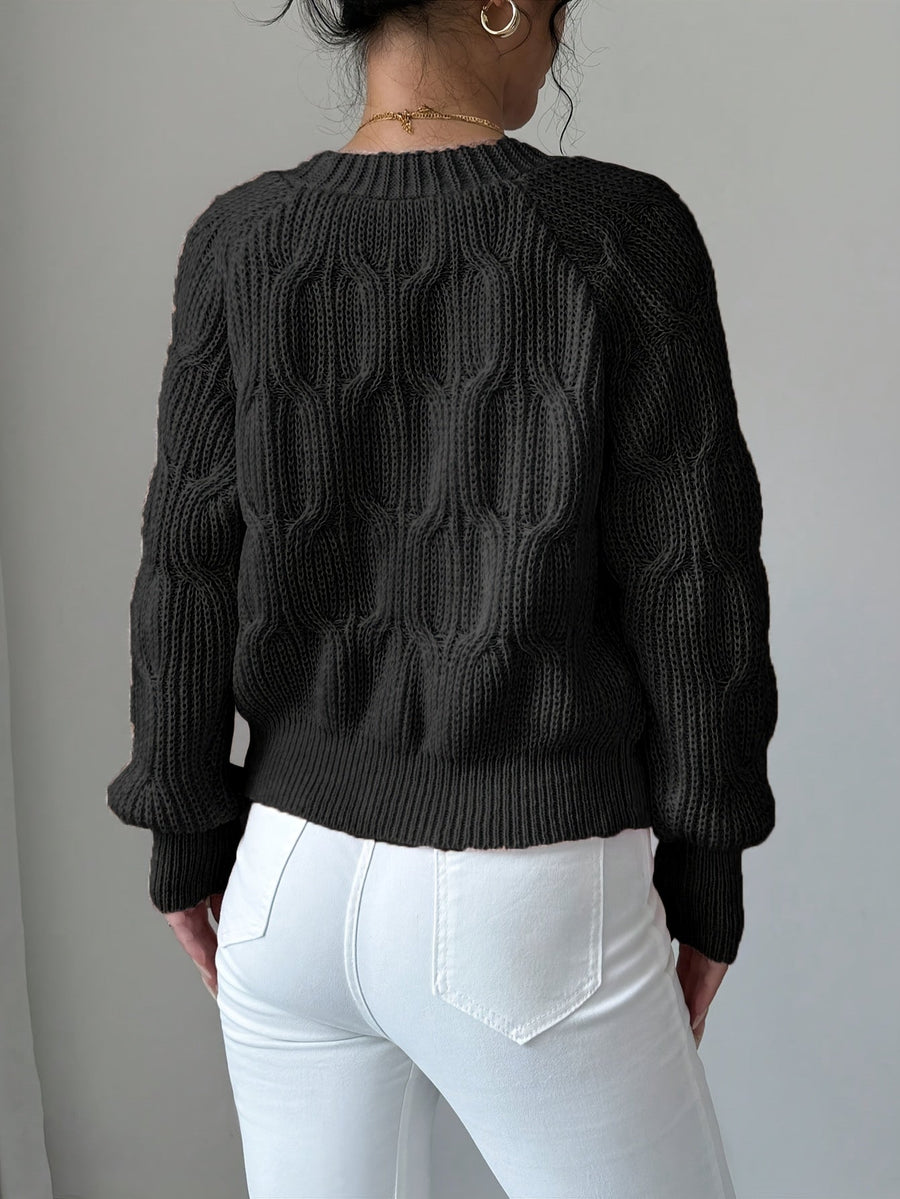 Juniper | Women's Cardigan – Bow Detail Long Sleeve Button-Up Knit view 12