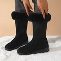 Solveig | Women's Winter Boots – Cozy Cuffed Mid Calf Snow Boots