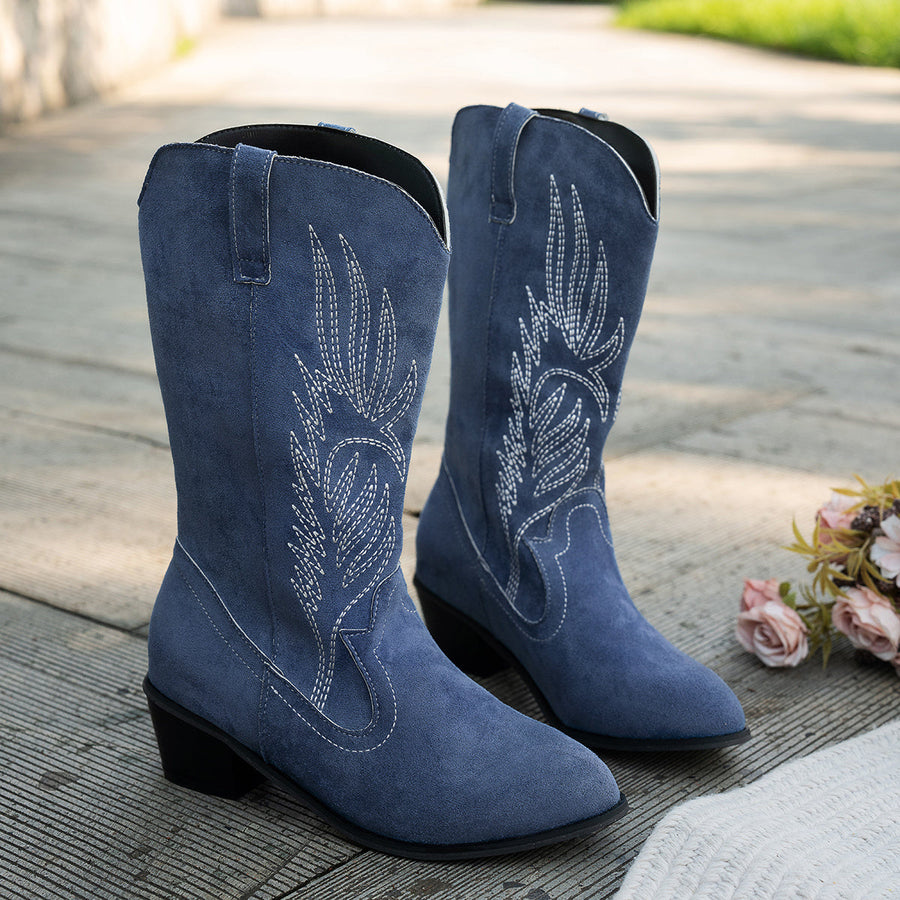 Sidonie | Wide Calf Western Cowboy Boots view 6