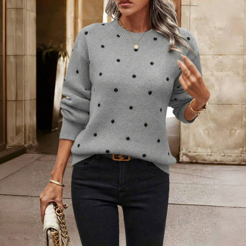 Gwendolyn | Cozy Dot Sweater view 3