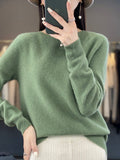 Hattie | Women's Winter Sweater – Relaxed Fit Knit, Turquoise