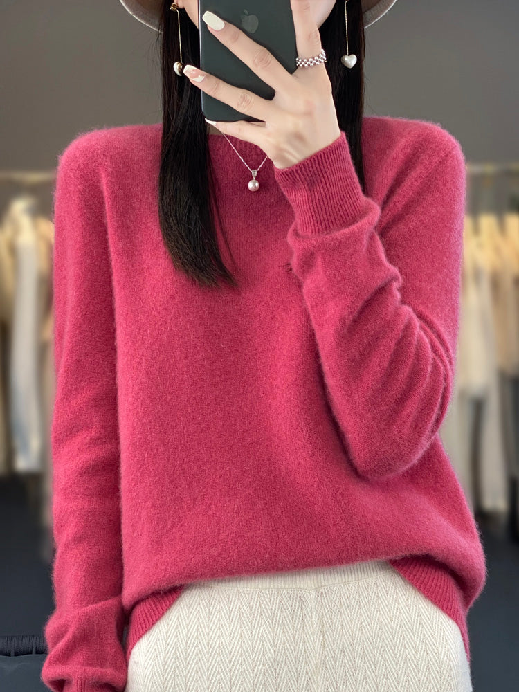 Hattie | Women's Winter Sweater – Relaxed Fit Knit, Turquoise view 10