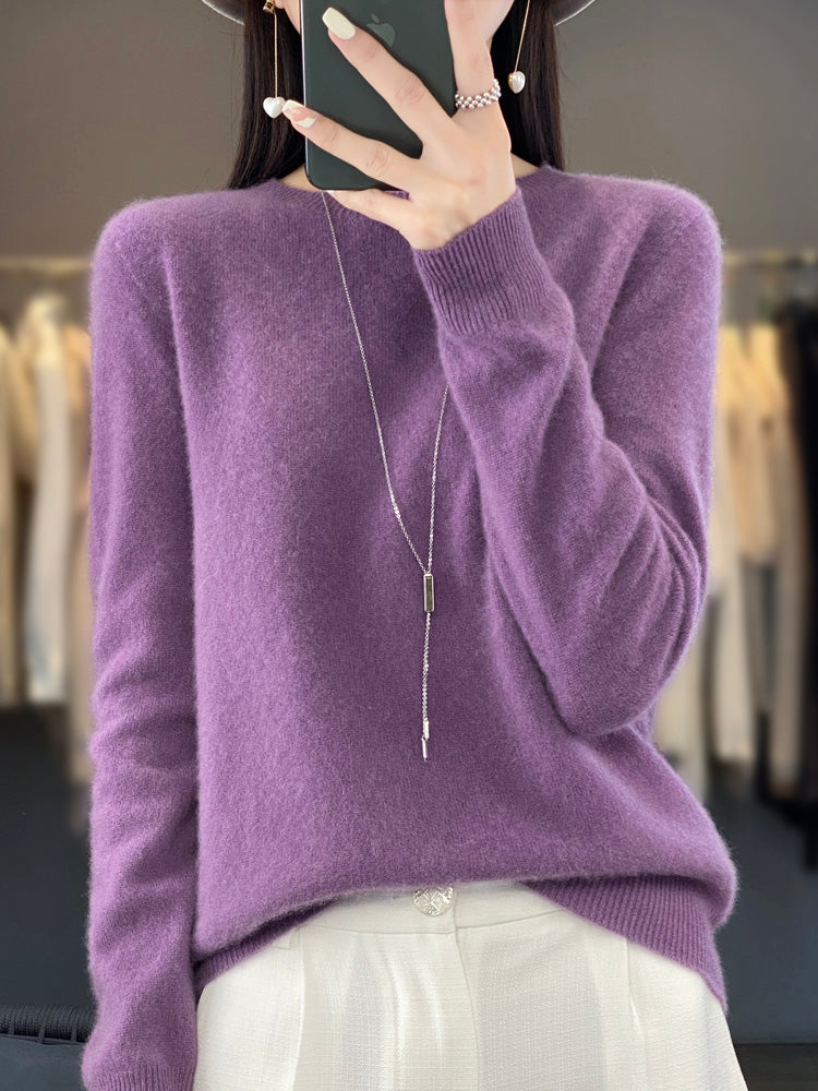 Hattie | Women's Winter Sweater – Relaxed Fit Knit, Turquoise view 3