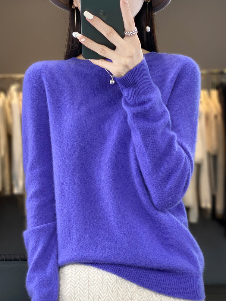 Hattie | Women's Winter Sweater – Relaxed Fit Knit, Turquoise view 4