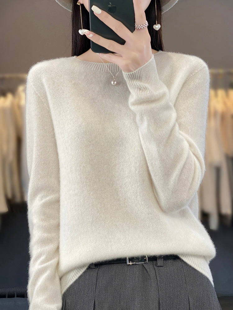 Hattie | Women's Winter Sweater – Relaxed Fit Knit, Turquoise view 7