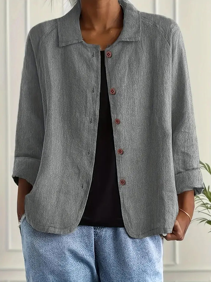 Ada | Women's Field Jacket – Casual Button-Front Lightweight view 7