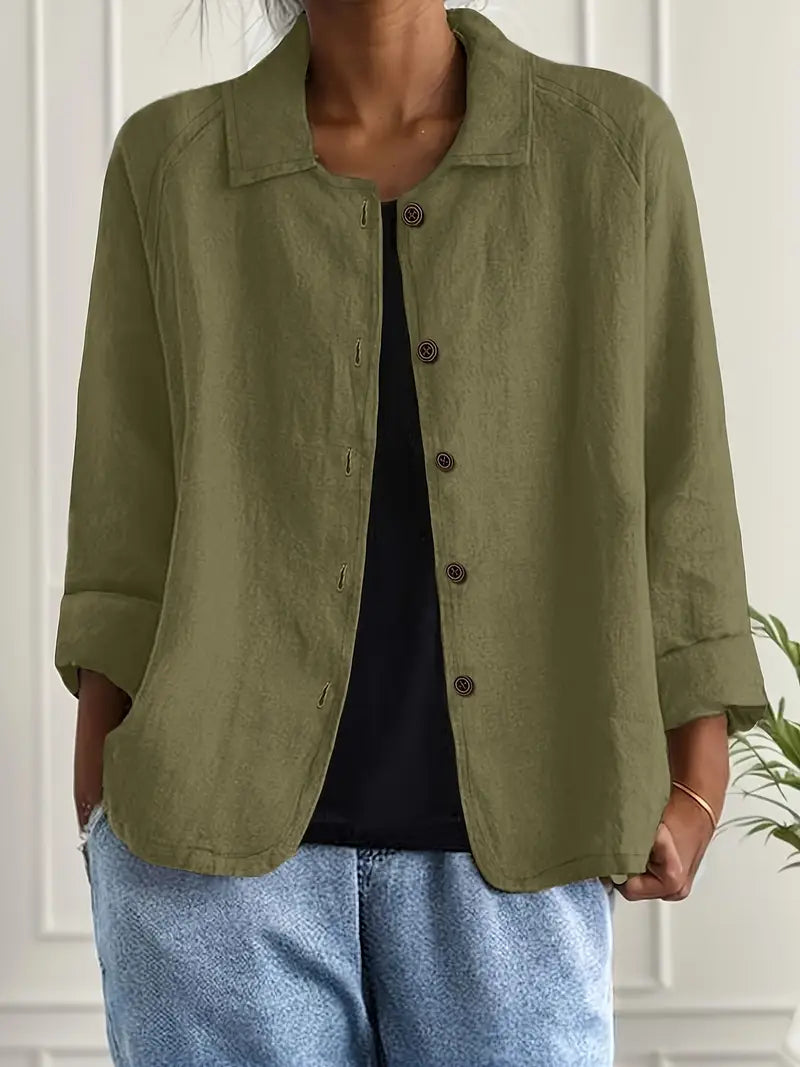 Ada | Women's Field Jacket – Casual Button-Front Lightweight view 8