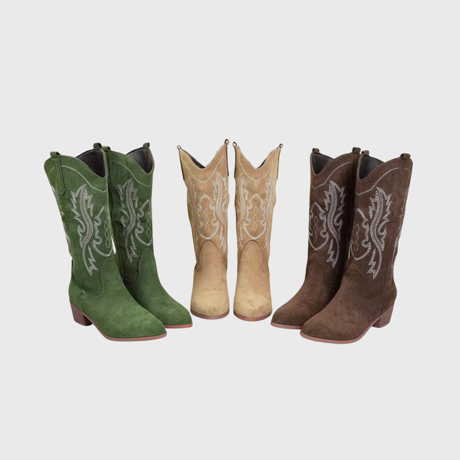 Ines | Wide Calf Western Cowboy Boots view 11