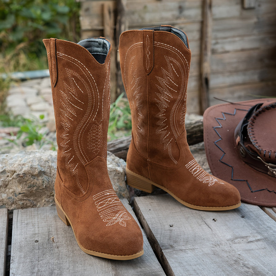 Valeska | Wide Calf Western Cowboy Boots view 5