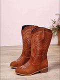 Valeska | Wide Calf Western Cowboy Boots