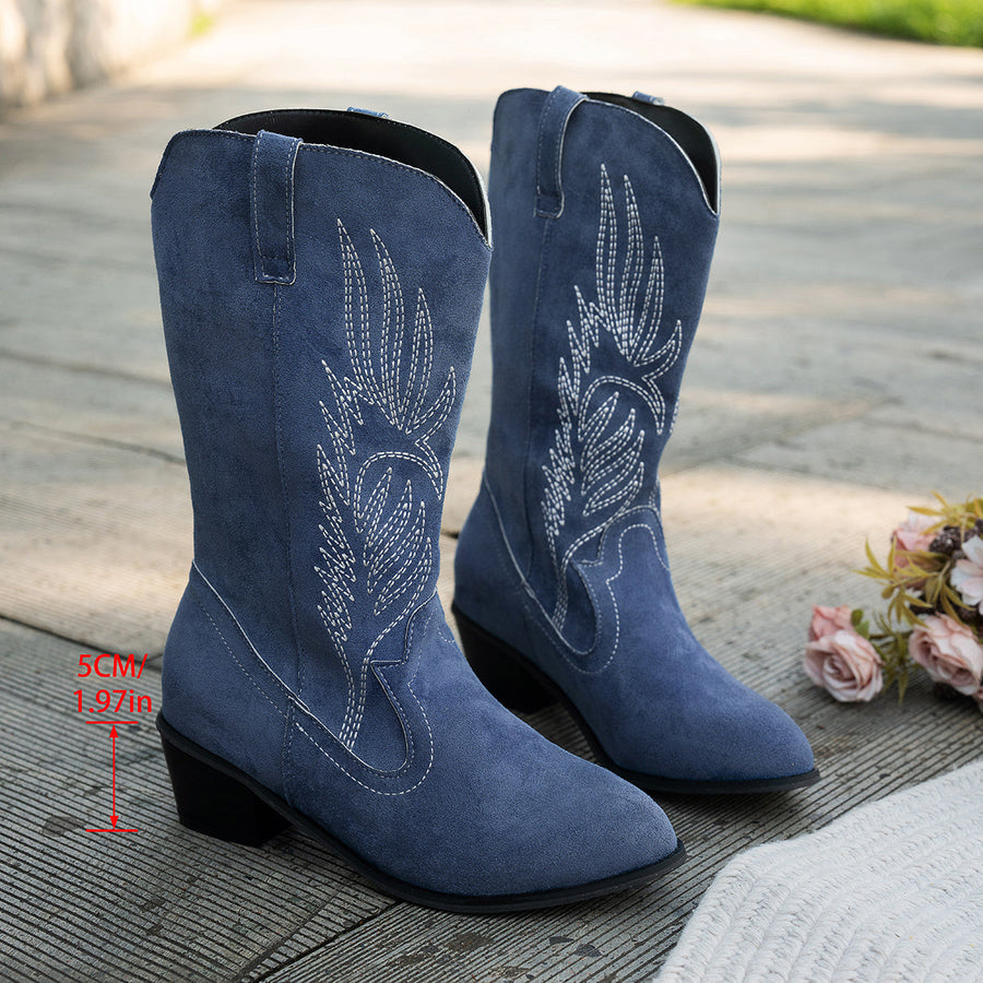Sidonie | Wide Calf Western Cowboy Boots view 7