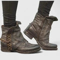 Eleanora | Distressed Leather Ankle Boot