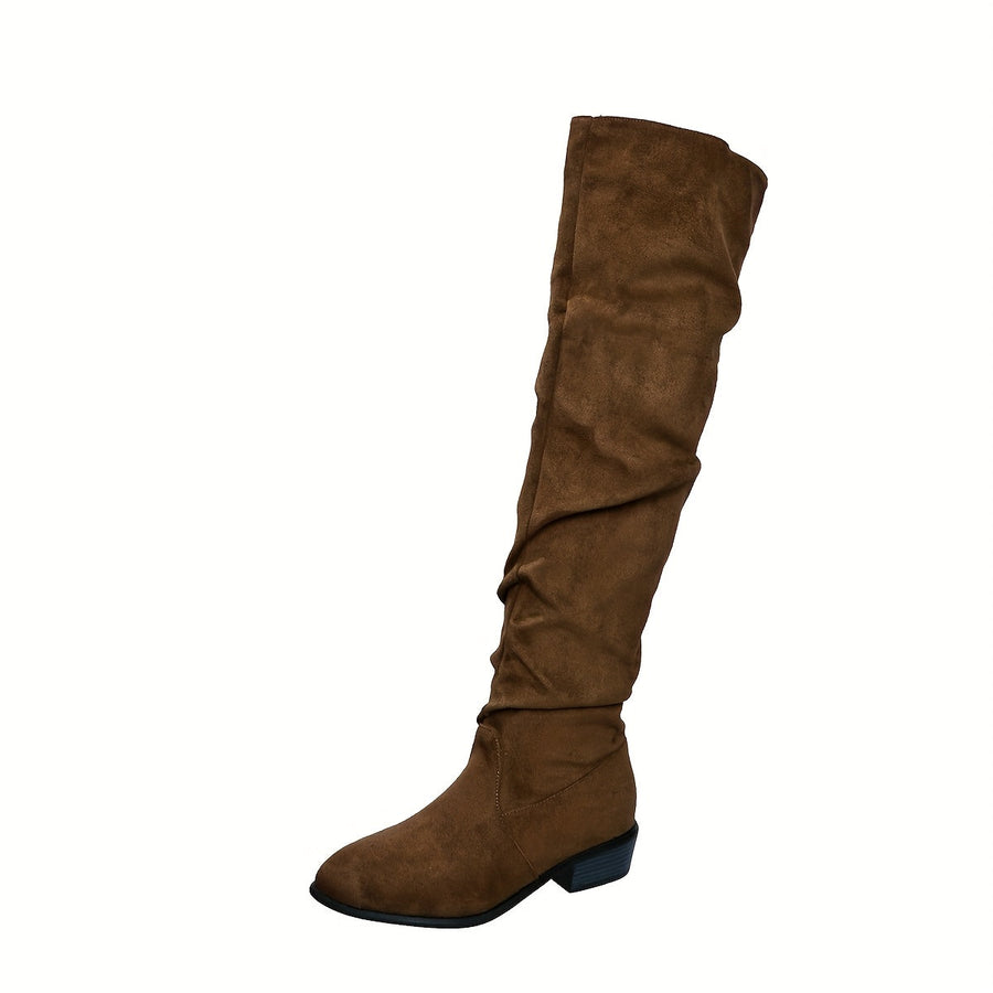 Griselda | Over the Knee Slouch Boots view 11