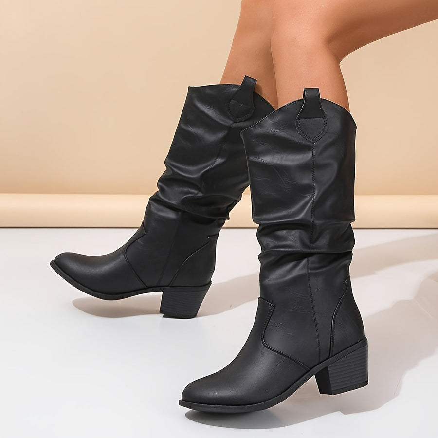 Yolette | Wide Calf Western Cowboy Boots view 14