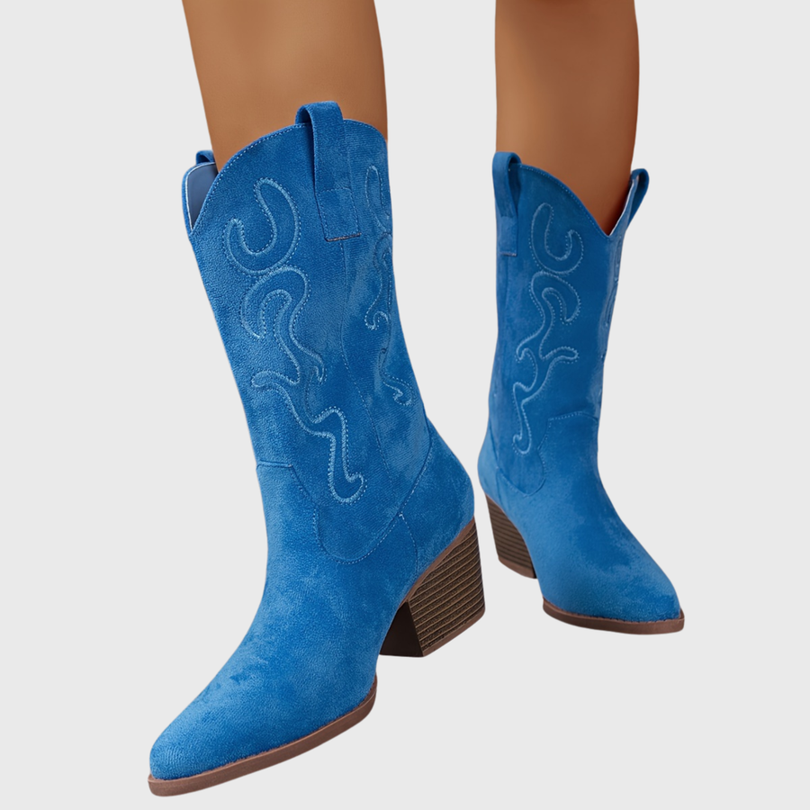 Anouk | Wide Calf Western Cowboy Boots view 14