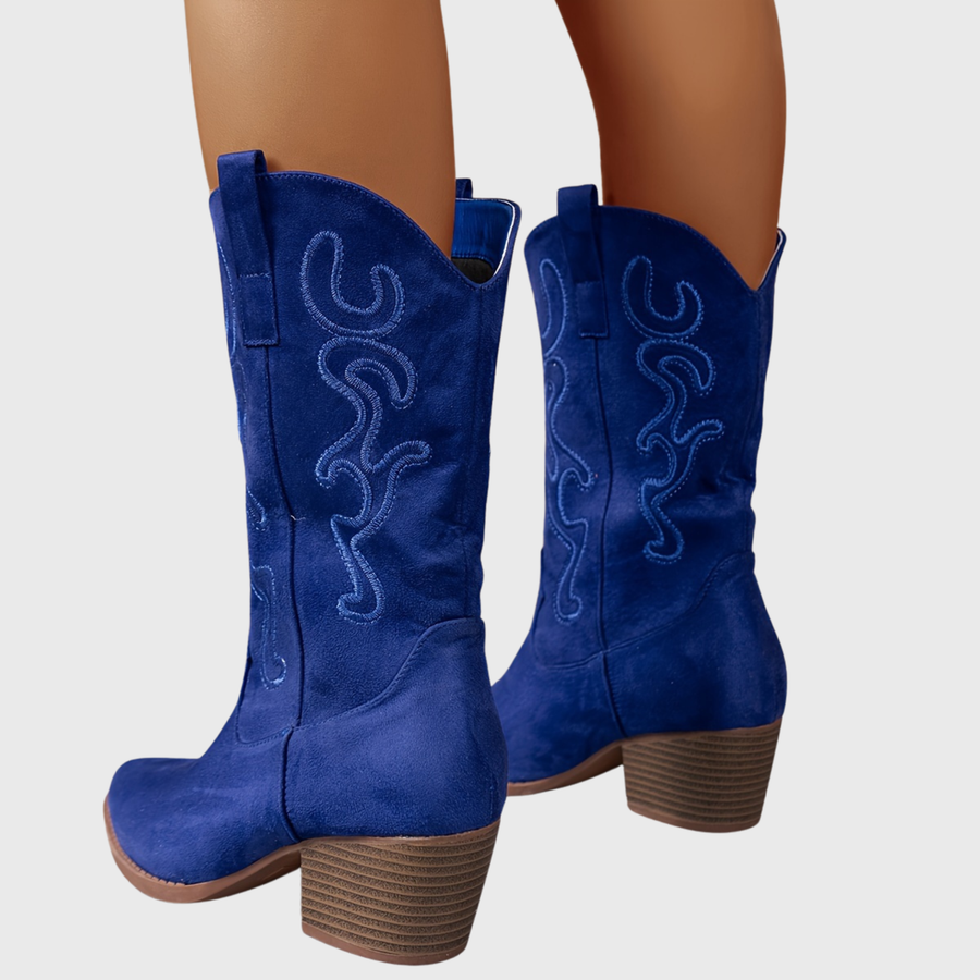 Anouk | Wide Calf Western Cowboy Boots view 4