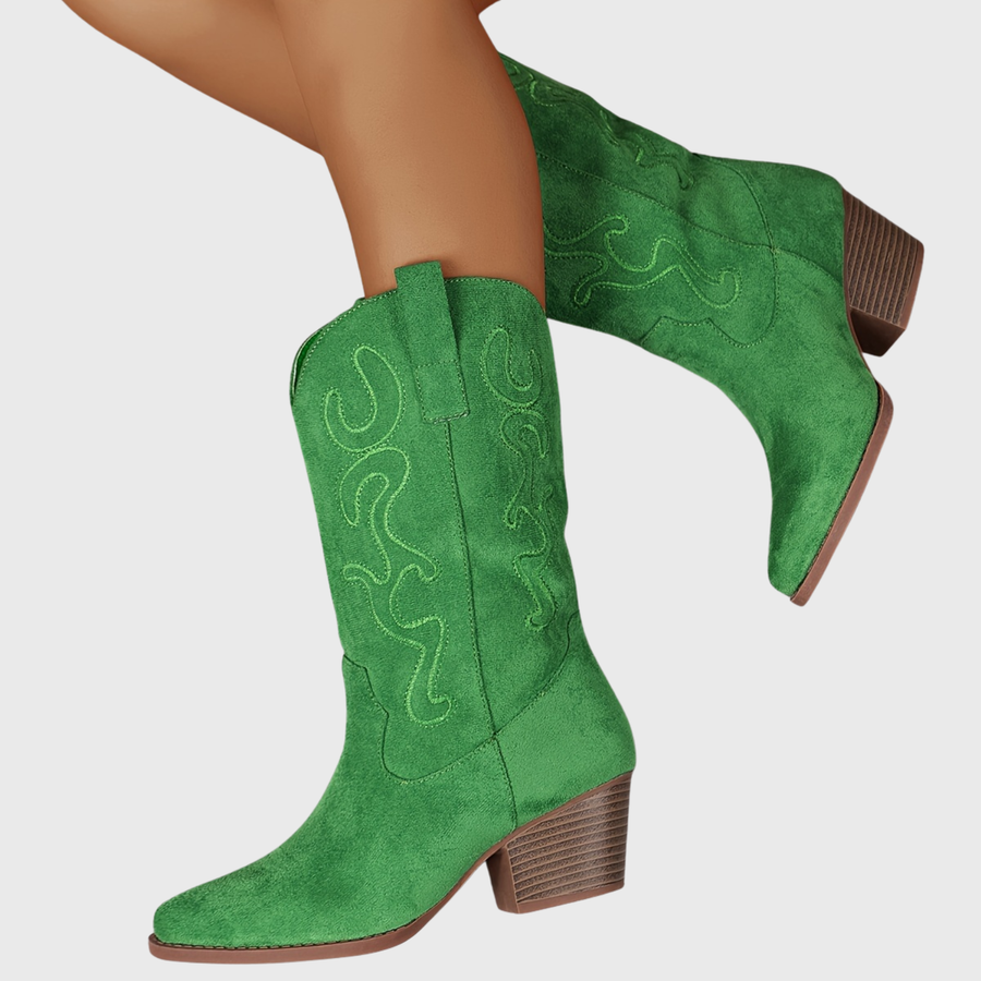 Anouk | Wide Calf Western Cowboy Boots view 5