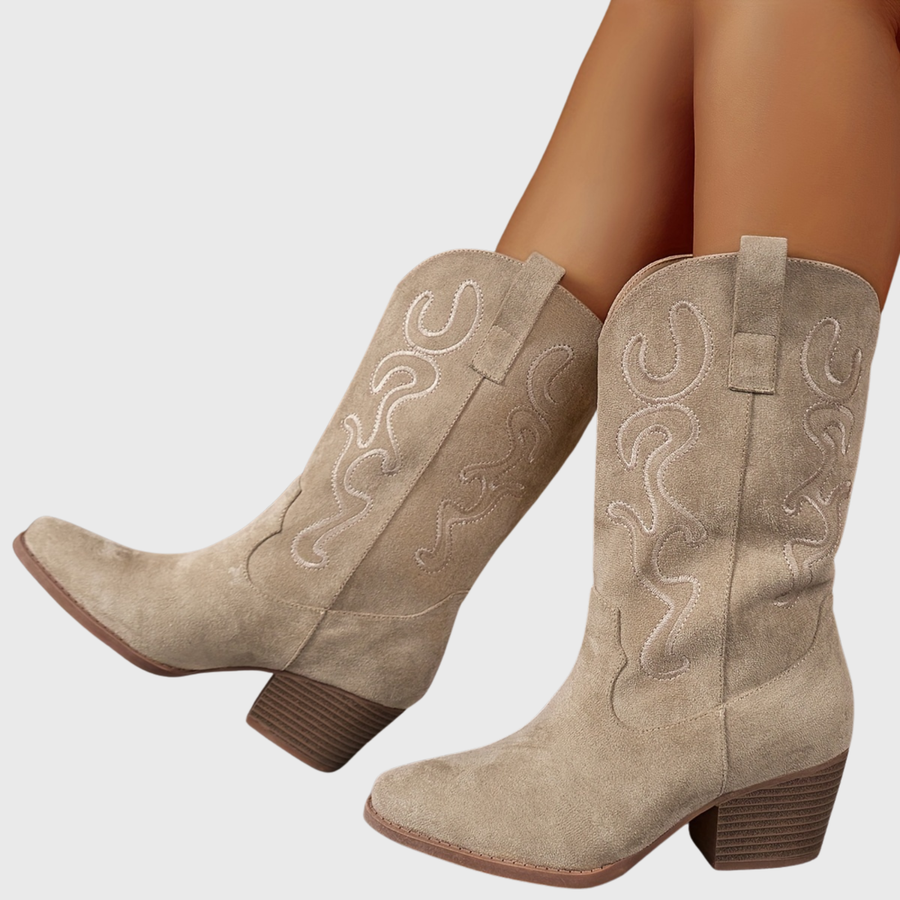 Anouk | Wide Calf Western Cowboy Boots view 6