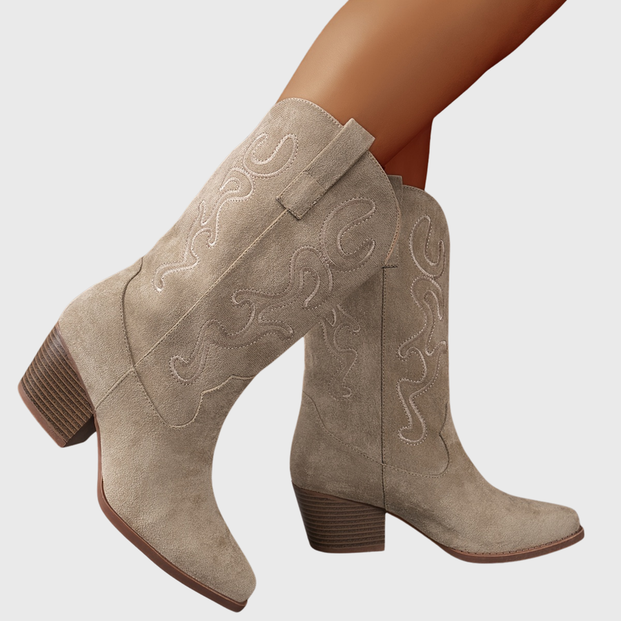 Anouk | Wide Calf Western Cowboy Boots view 9