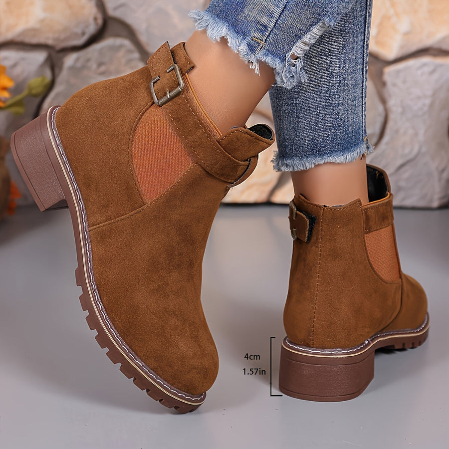 Yseulta | Chelsea Ankle Boots with Buckle view 14