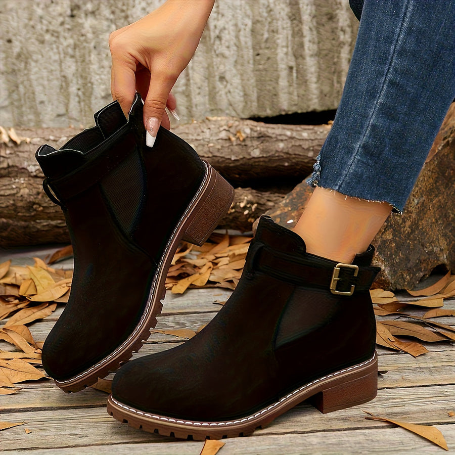 Yseulta | Chelsea Ankle Boots with Buckle view 6