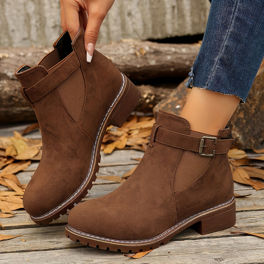 Yseulta | Chelsea Ankle Boots with Buckle view 9