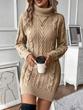 Rosemarie | Cable Knit Sweater Dress