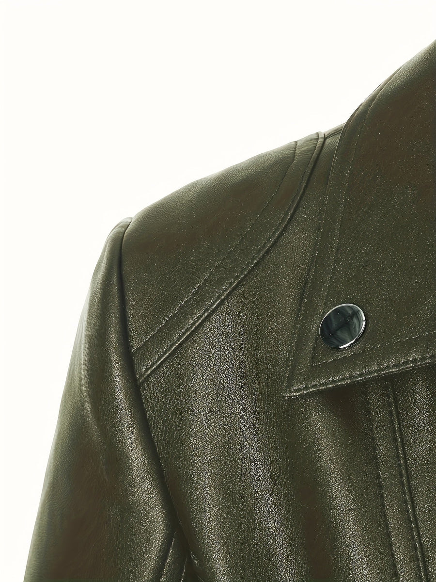 Mabel | Women's Moto Jacket – Sculpted Zip Front Tailored Biker Jacket view 17