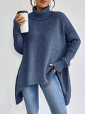 Alba | Women's Winter Sweater – Turtleneck Oversized