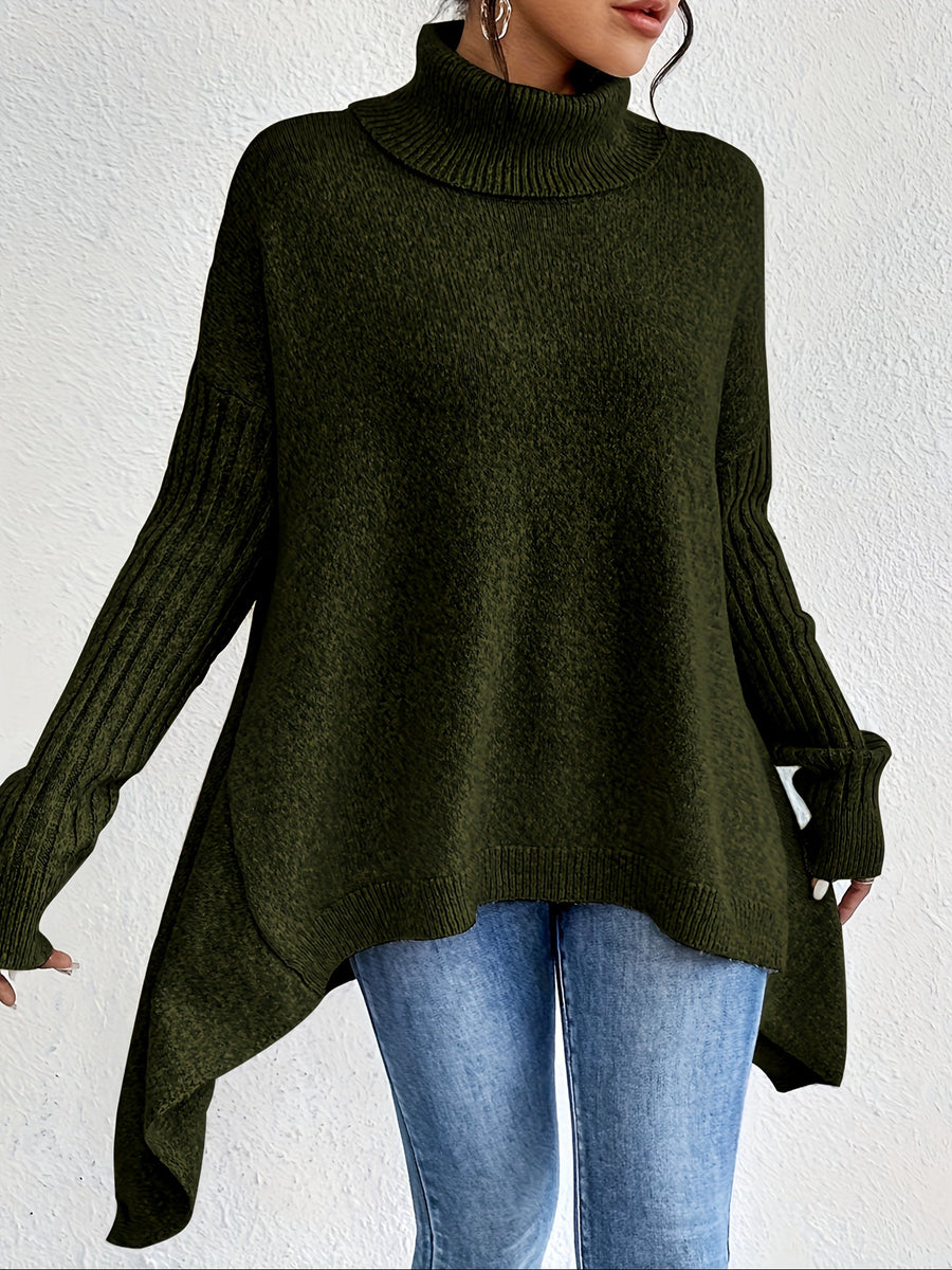Alba | Women's Winter Sweater – Turtleneck Oversized view 10