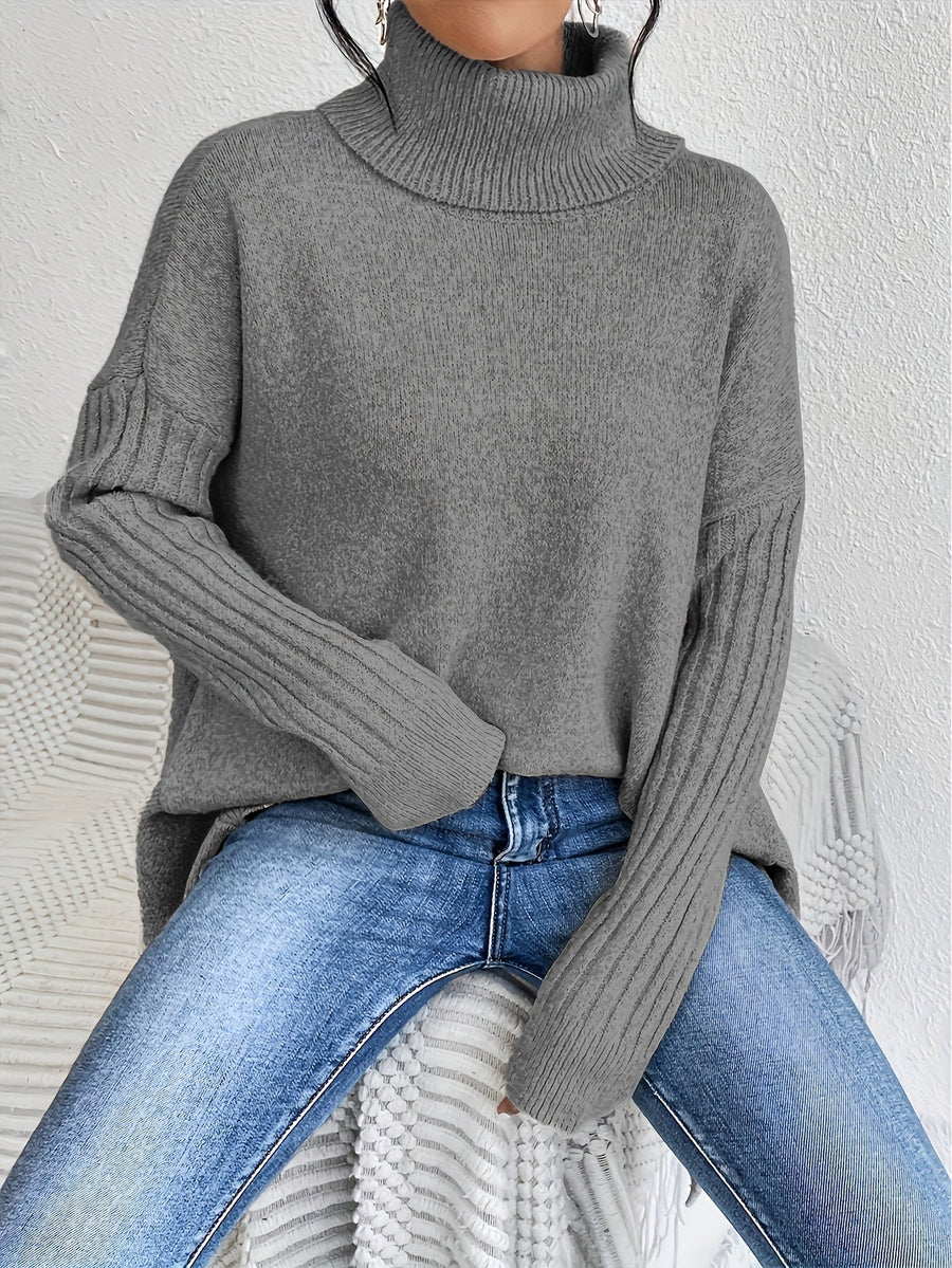 Alba | Women's Winter Sweater – Turtleneck Oversized view 16