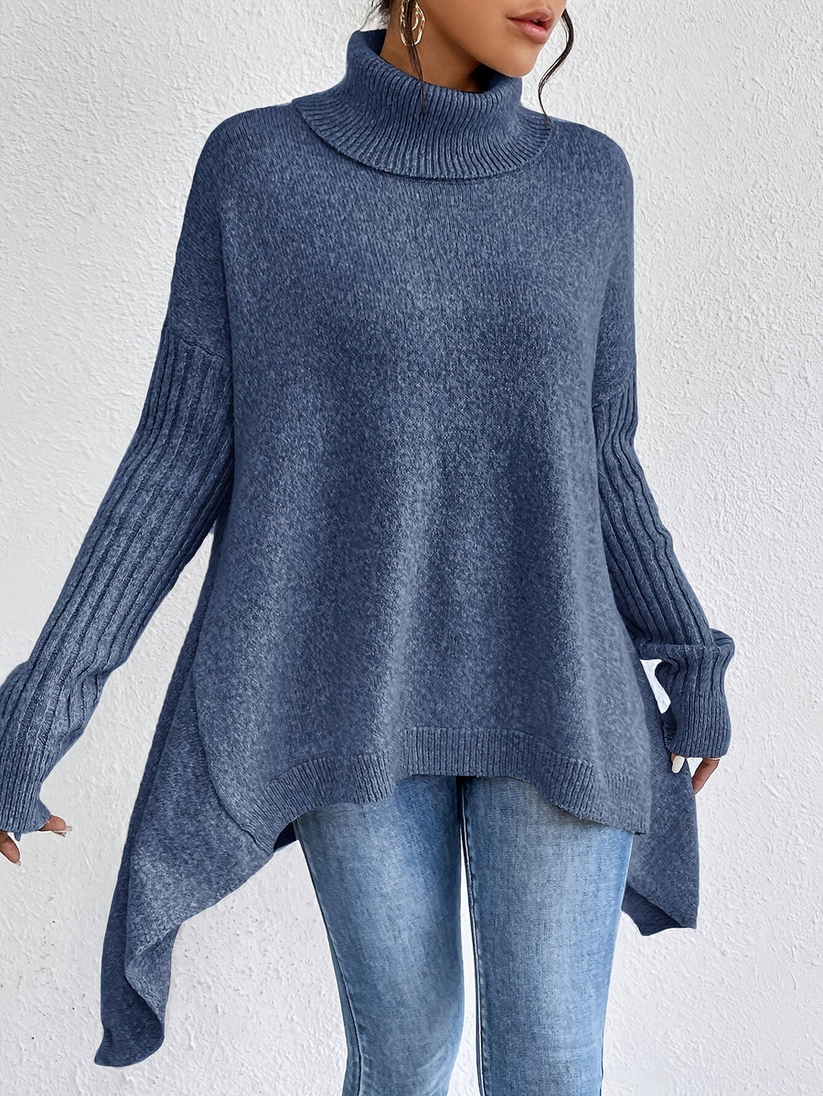 Alba | Women's Winter Sweater – Turtleneck Oversized view 6