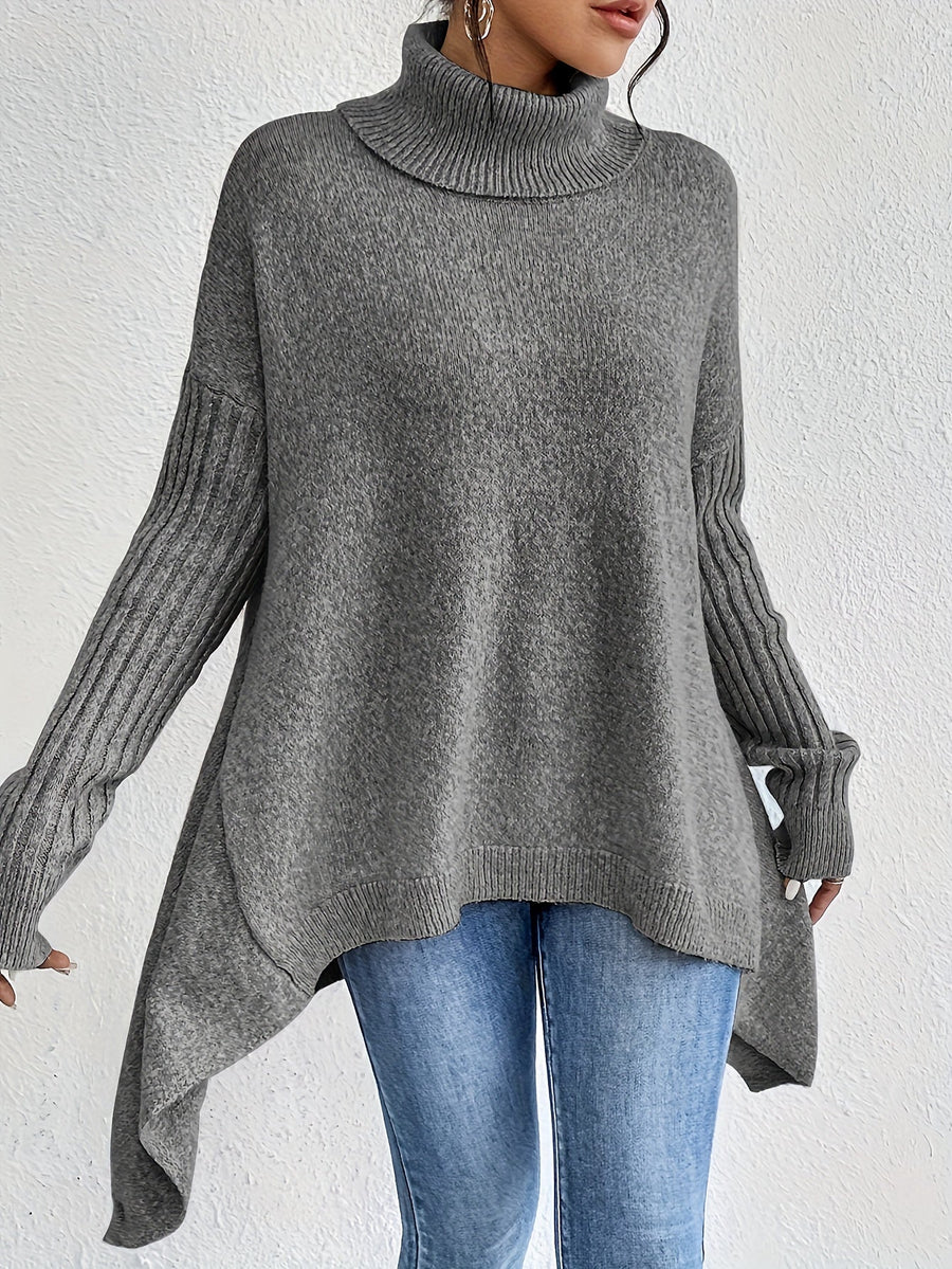 Alba | Women's Winter Sweater – Turtleneck Oversized view 7