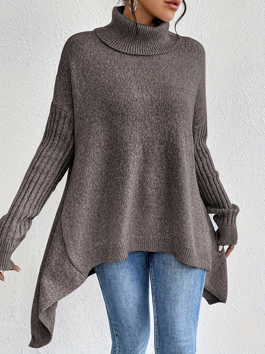 Alba | Women's Winter Sweater – Turtleneck Oversized view 8