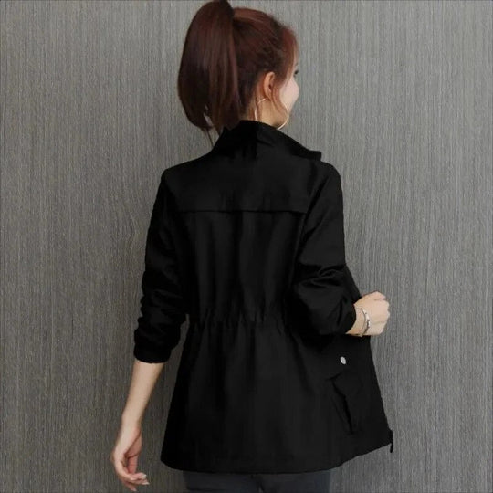 Kay | Women's Trench Coat – Lightweight Waterproof, Plus Size view 4