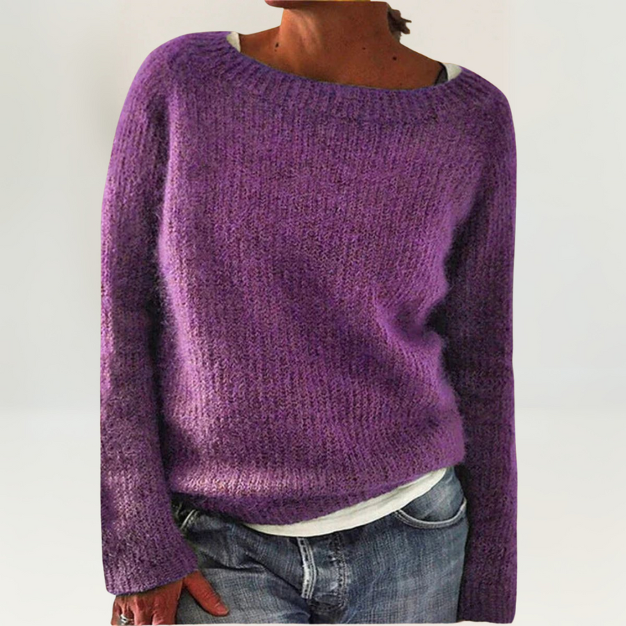 Beatrix | Women's Winter Sweater – Relaxed Fit Knit, Plus Size view 2