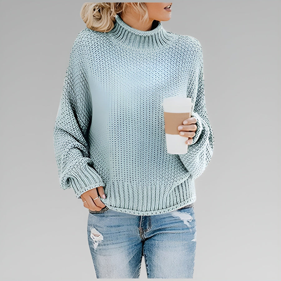 Gwen | Women's Winter Sweater – Chunky Knit Turtleneck view 3