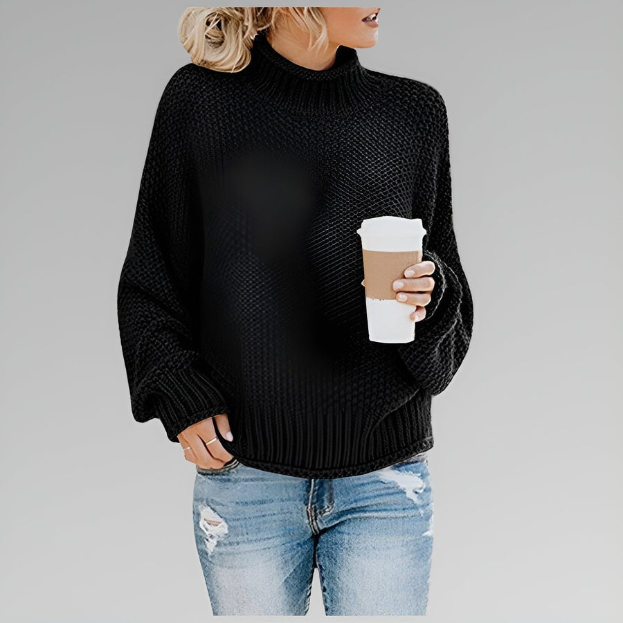 Gwen | Women's Winter Sweater – Chunky Knit Turtleneck view 5