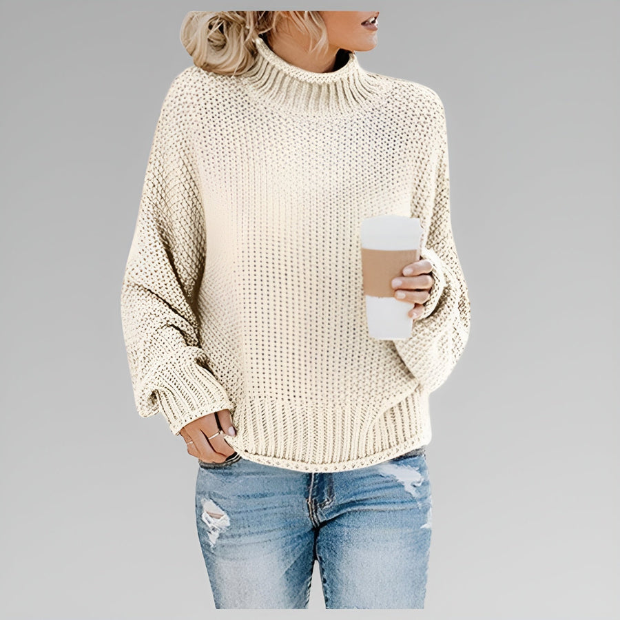 Gwen | Women's Winter Sweater – Chunky Knit Turtleneck view 7