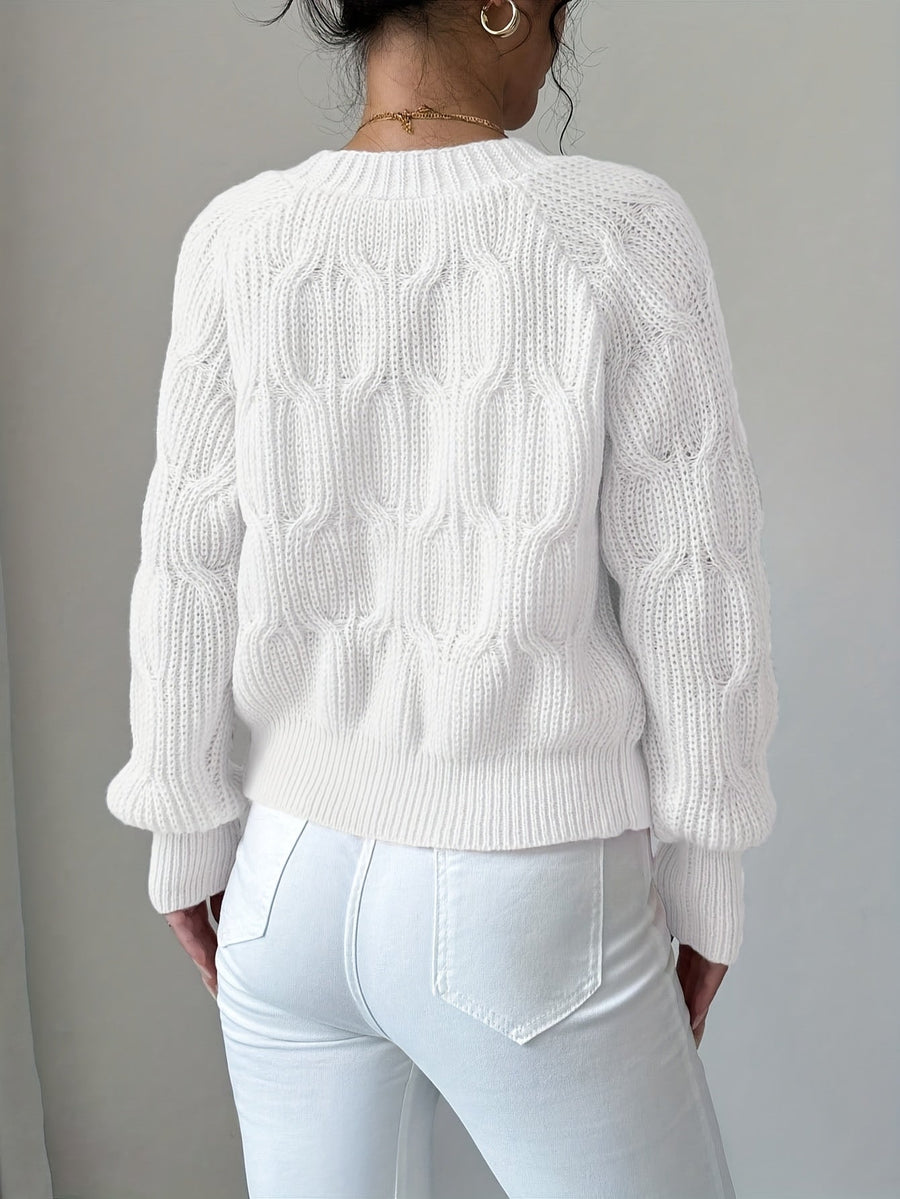 Juniper | Women's Cardigan – Bow Detail Long Sleeve Button-Up Knit view 17