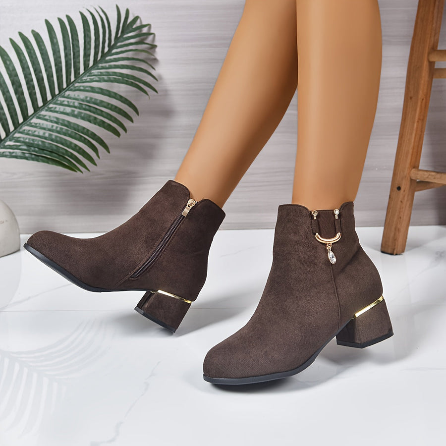 Leandra | Chelsea Ankle Boot with Block Heel view 10