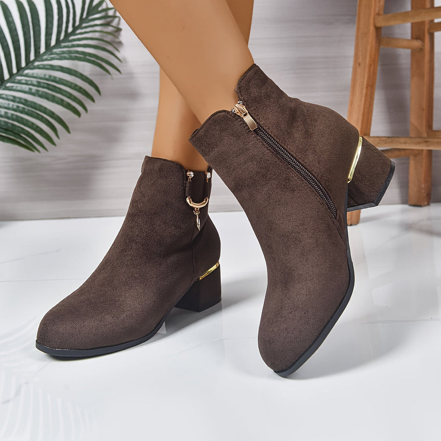 Leandra | Chelsea Ankle Boot with Block Heel view 9