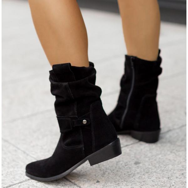 Clementine | Chelsea Ankle Boot Slouch Block Heel view 13