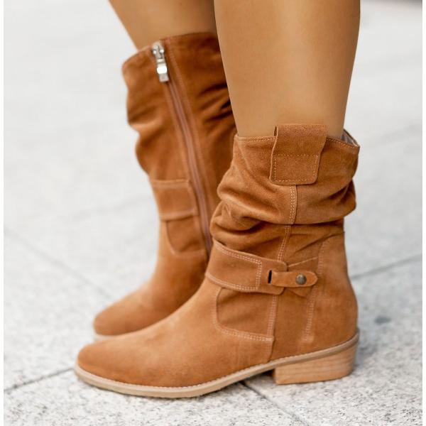 Clementine | Chelsea Ankle Boot Slouch Block Heel view 2